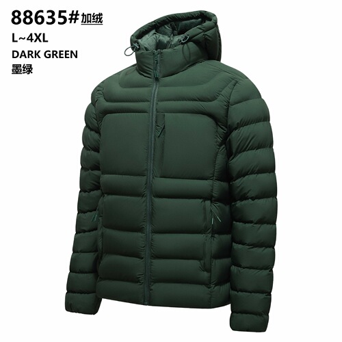 [Cross-border] 2026 new autumn and winter pork ribs cotton-padded clothes for men's lightweight down cotton clothes with hooded light cotton clothes