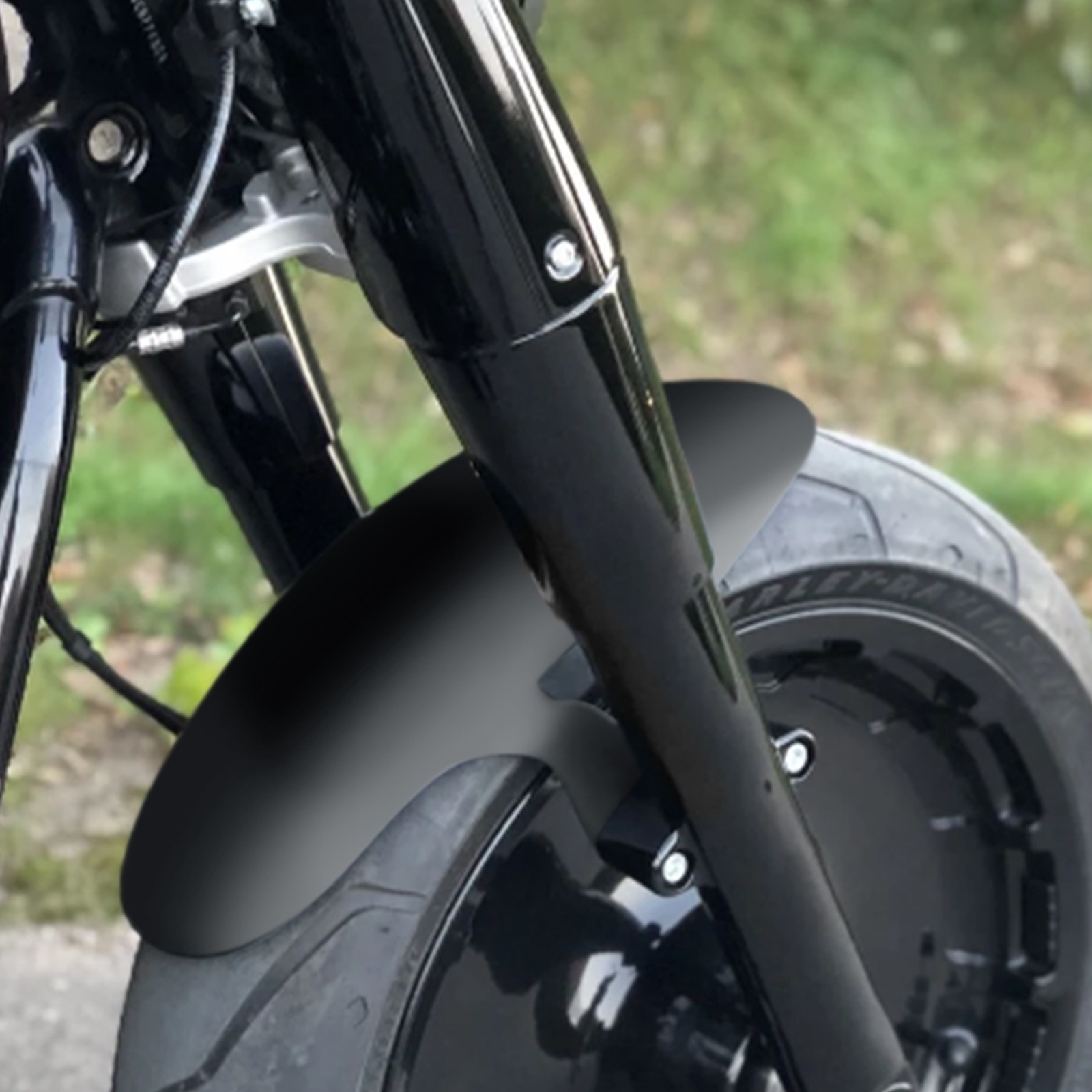 Motorcycle Accessories Suitable for Harley Softail Fat Boy Abs Front Fender Mudguard, Mud Flaps, Mudguard, 18 Years Later