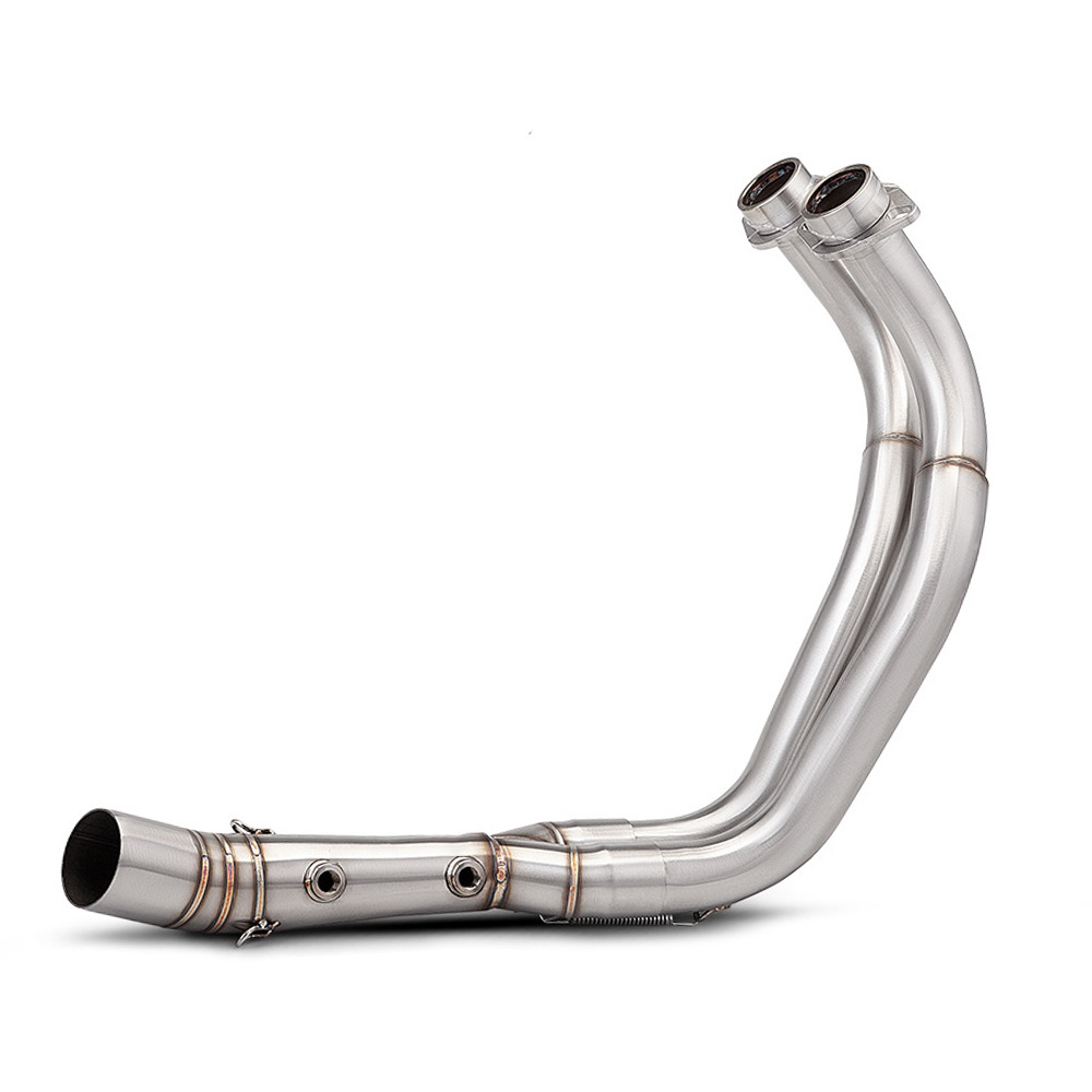 MT-07 TRACER700 XSR700 Motorcycle Modified Exhaust Front Section MT07 Dual Oxygen Sensor Exhaust 51MM