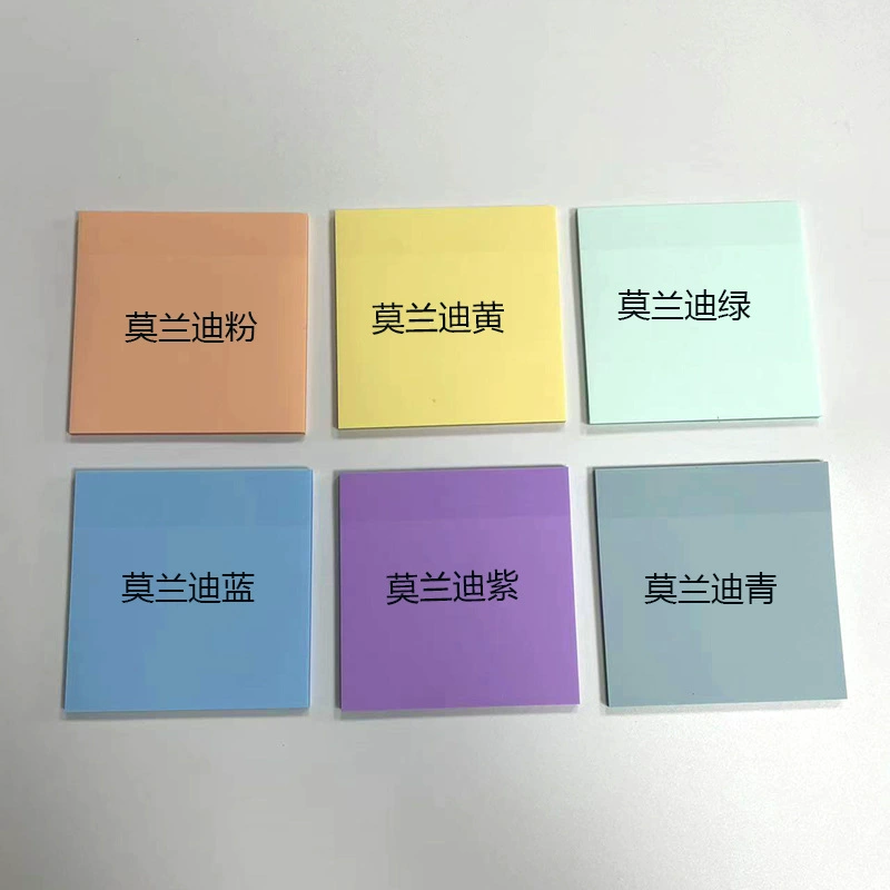 JL трансграничная эксклюзивная ссылка прозрачная ПЭТ липкая этикетка для заметок наклейка с индексом Моранди наклейка с несколькими спецификациями