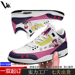 独立站热销POD印刷经典高品质空军一号中帮男鞋情侣款气垫运动鞋