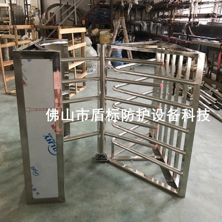 高铁站出口梳状门单向通道门景区驾校半高单向门智能不锈钢导流闸