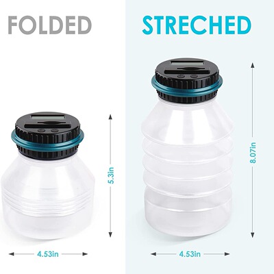 创意收缩存钱罐台币人民币美元存钱罐储钱罐收缩存钱罐变大变小|ru