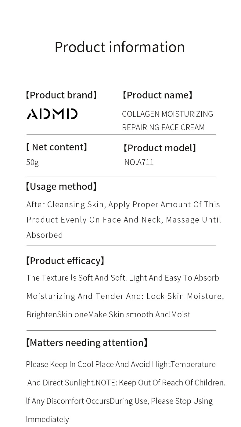 collagen cream hydrating moisturizing cream cross border skin care products cosmetics_voghion.com