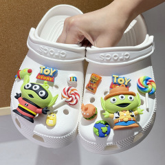 Cross-border hole shoes accessories DIY decoration accessories cartoon cute monster shoe buckle accessories set wholesale Amazon