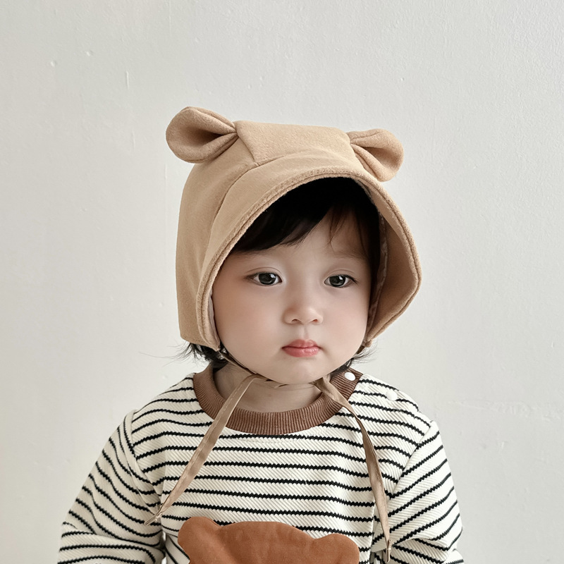 Sombreros para bebés otoño lindos pequeños oídos gorras para bebés super lindos protectores de oídos para bebés niños y niñas gorras de moda