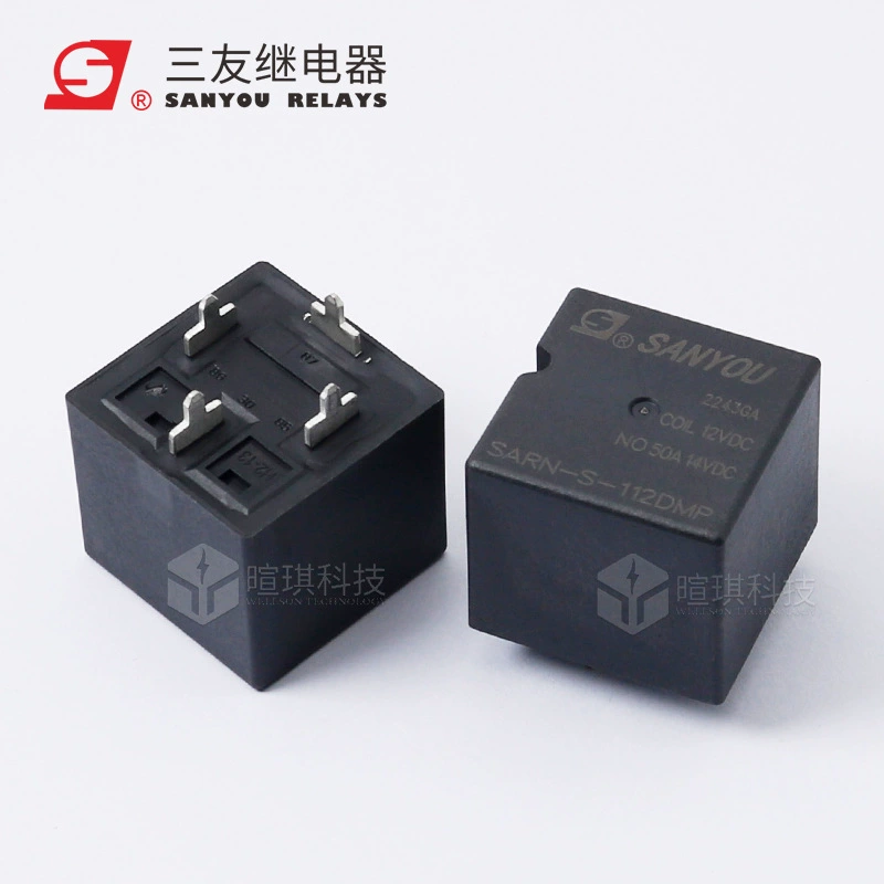 Sanyou Relay SARN-S-112DMP 12v24v автомобильный реле 4 контакта 50a