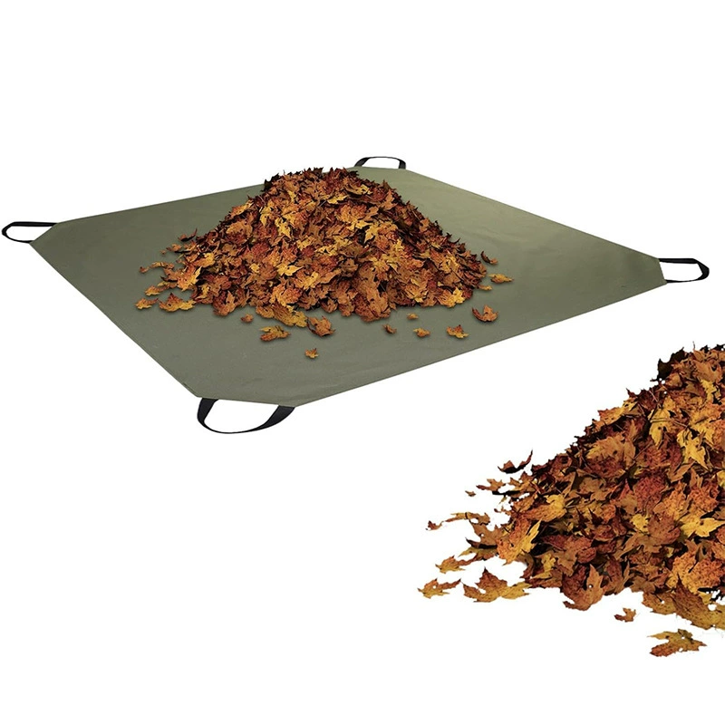 Складная сумка с опалым листом, многофункциональная садовая подставка для сбора мусора, планка с ручкой