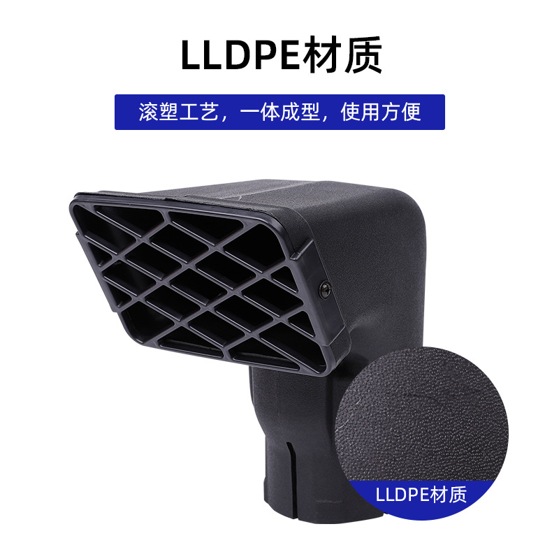 Universal vadeo garganta cuadrado vadeando garganta cabeza de hongo fortuna gato codo ordinario de 3 pulgadas codo de 3,5 pulgadas