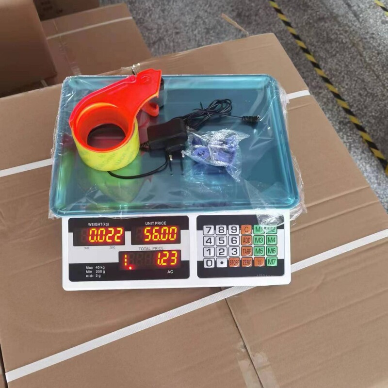 Foreign Trade Commercial Price High-Precision Digital Scale 30kg 40kg Kitchen Household Kilogram Platform Scale Small Vegetable Selling Scale