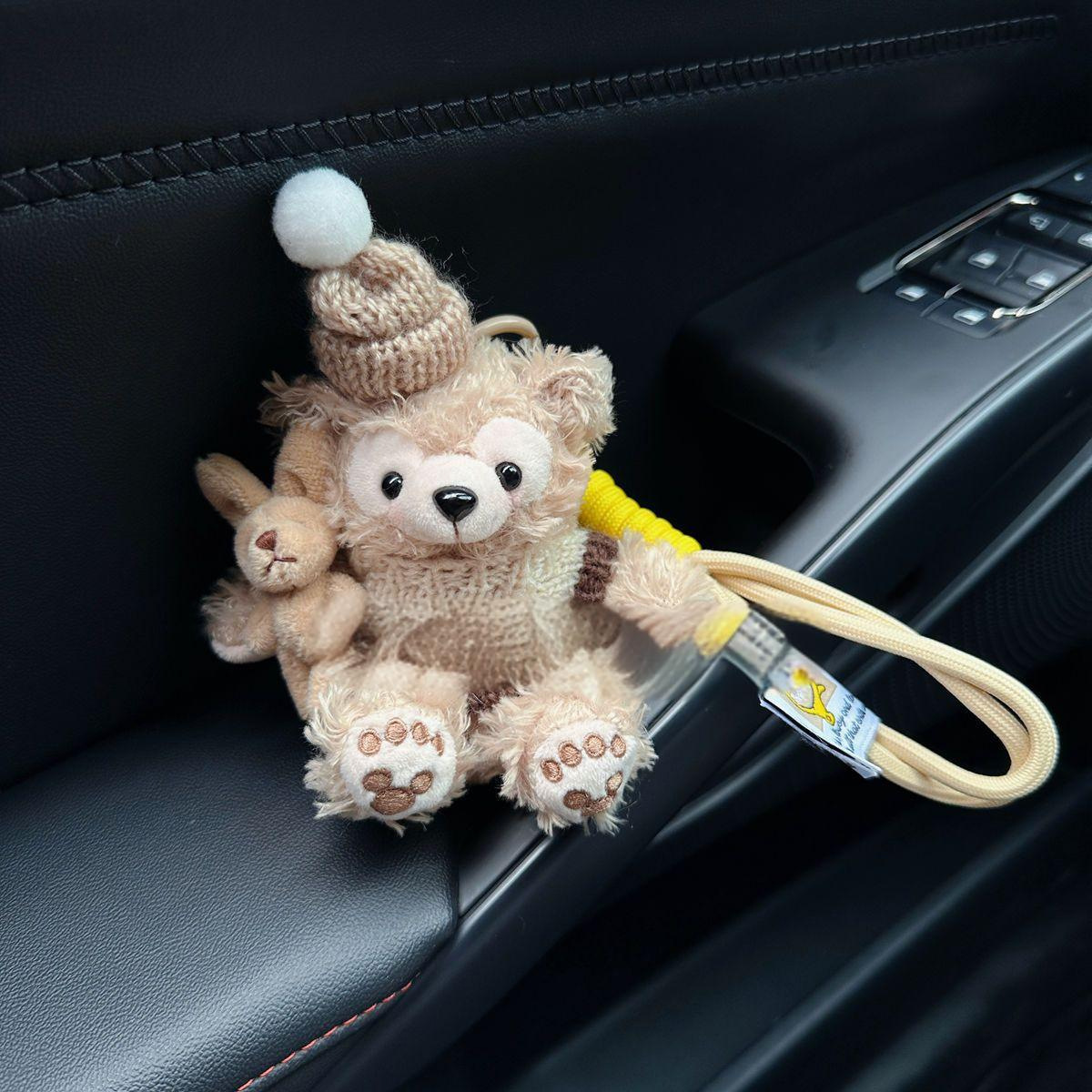 Shirley Mei Regalo para niña, bolso de mujer, adorno, muñeca de felpa, coche, Tamiflu, llavero, colgante lindo