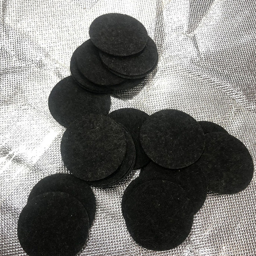 Ceramic pot breathable drainage non-woven pad circular non-woven mesh pad bottom flower pot base pad to prevent soil leakage garden