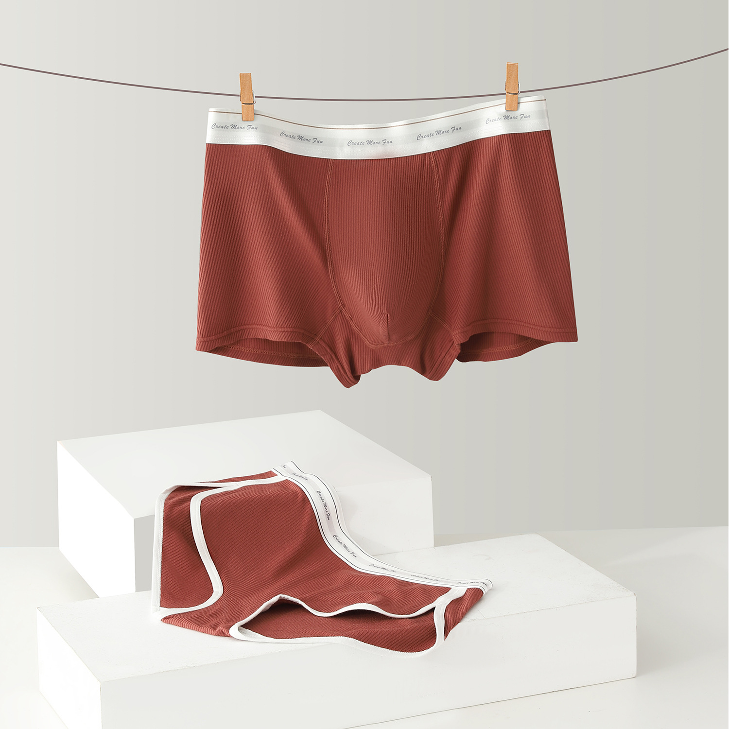 Couple underwear, men's underwear, boys' modal antibacterial men's boxer, women's triangle breathable sports boxer shorts