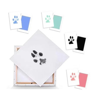 Wash-Free Ink handprint foot print ink pad pet paw print ink set family dog souvenir toy cat supplies