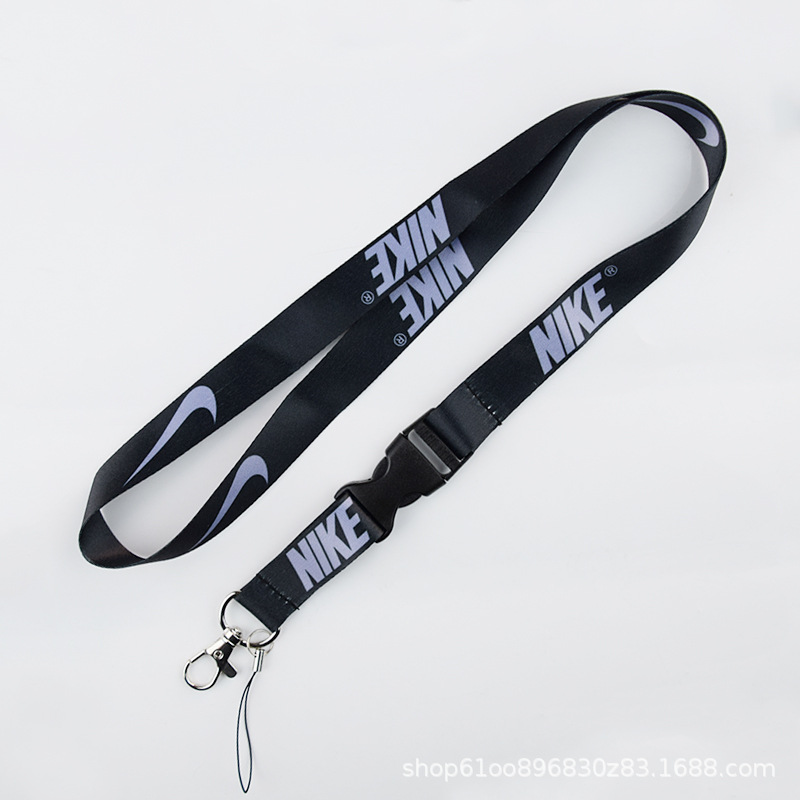 En stock Nike cordón Amazon Venta caliente linterna u disco llavero teléfono móvil cuerda langosta hebilla soporte personalizado