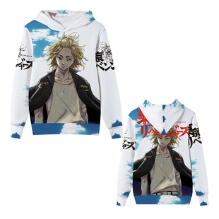 Tokyo Tokyo Avengers Tokyo sweater anime peripheral clothes pullover hooded two-dimensional top can be customized