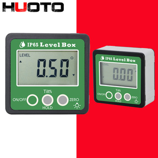 IP65 digital inclinometer inclination box level ruler angle measuring instrument strong magnetic inclination box new wholesale