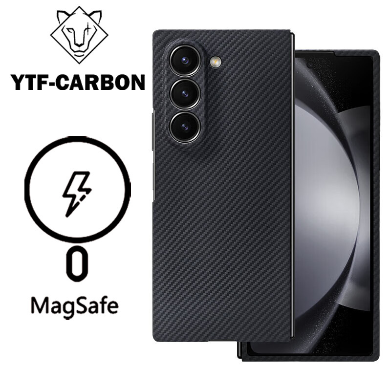 凯夫拉碳纤维适用三星Zfold7磁吸翻盖硬壳5碳纤维纹6折叠手机壳|undefined