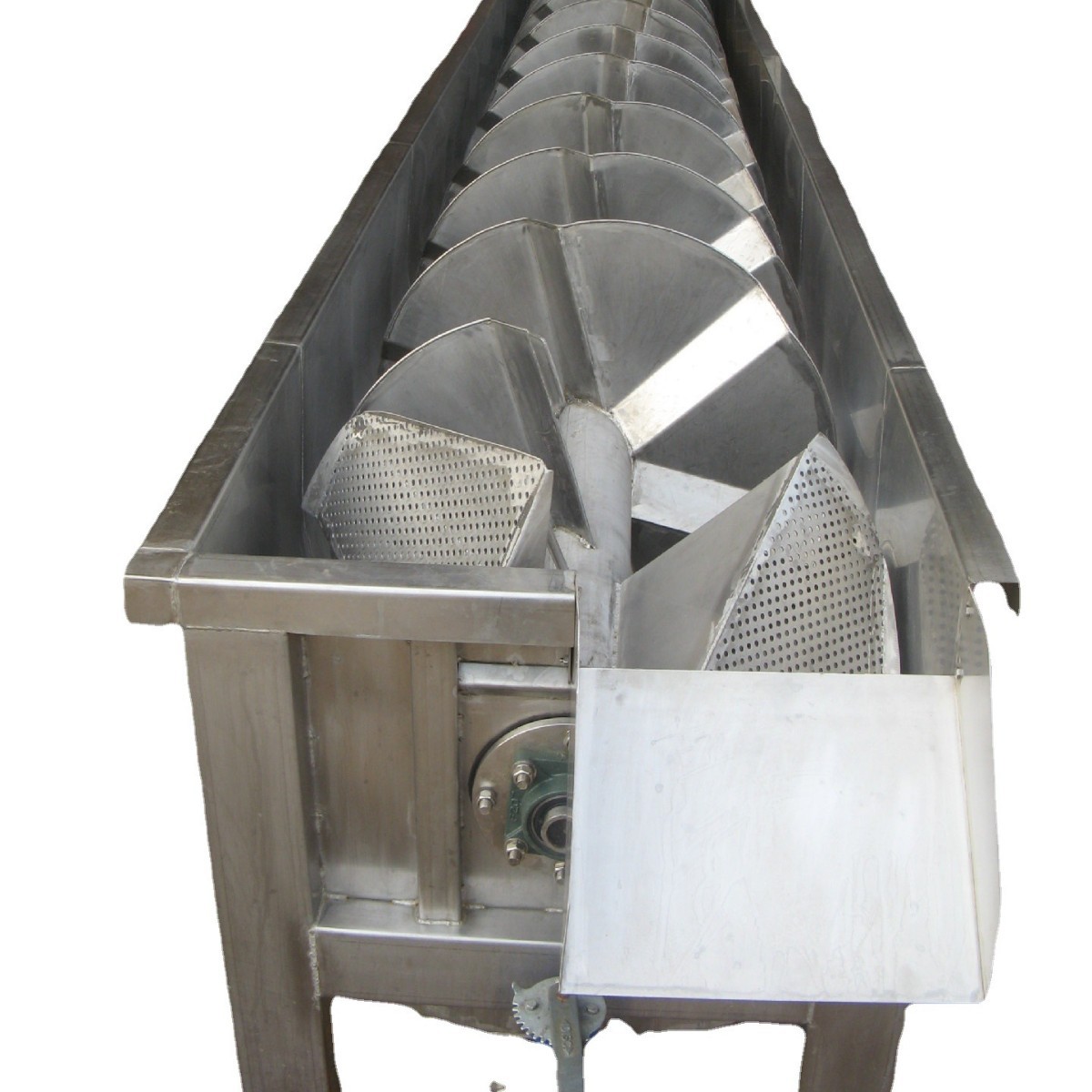 供应 不锈钢螺旋预冷机 鸡头鸡爪鸡肝清洗预冷机