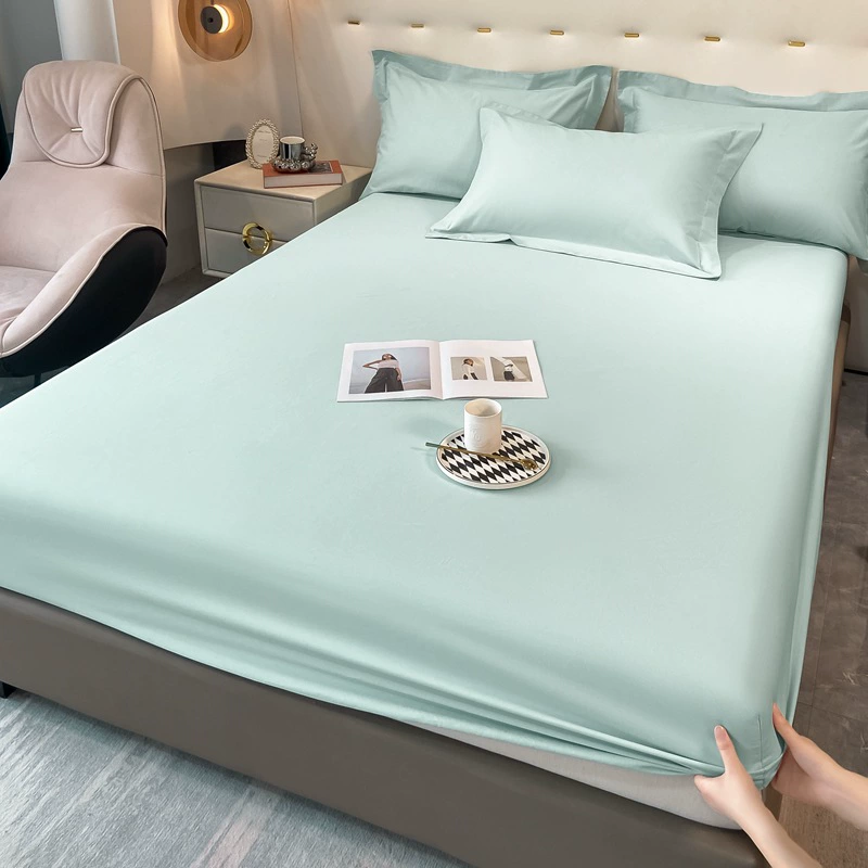 Хлопковая простыня, покрывало без принта, хорошая простыня в японском стиле, защитный чехол для матраса Simmons, одеяло из чистого хлопка, одиночный наматрасник