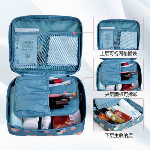 Manufacturer wholesale portable travel portable small cosmetic bag storage cosmetic bag multi-functional cosmetic storage bag