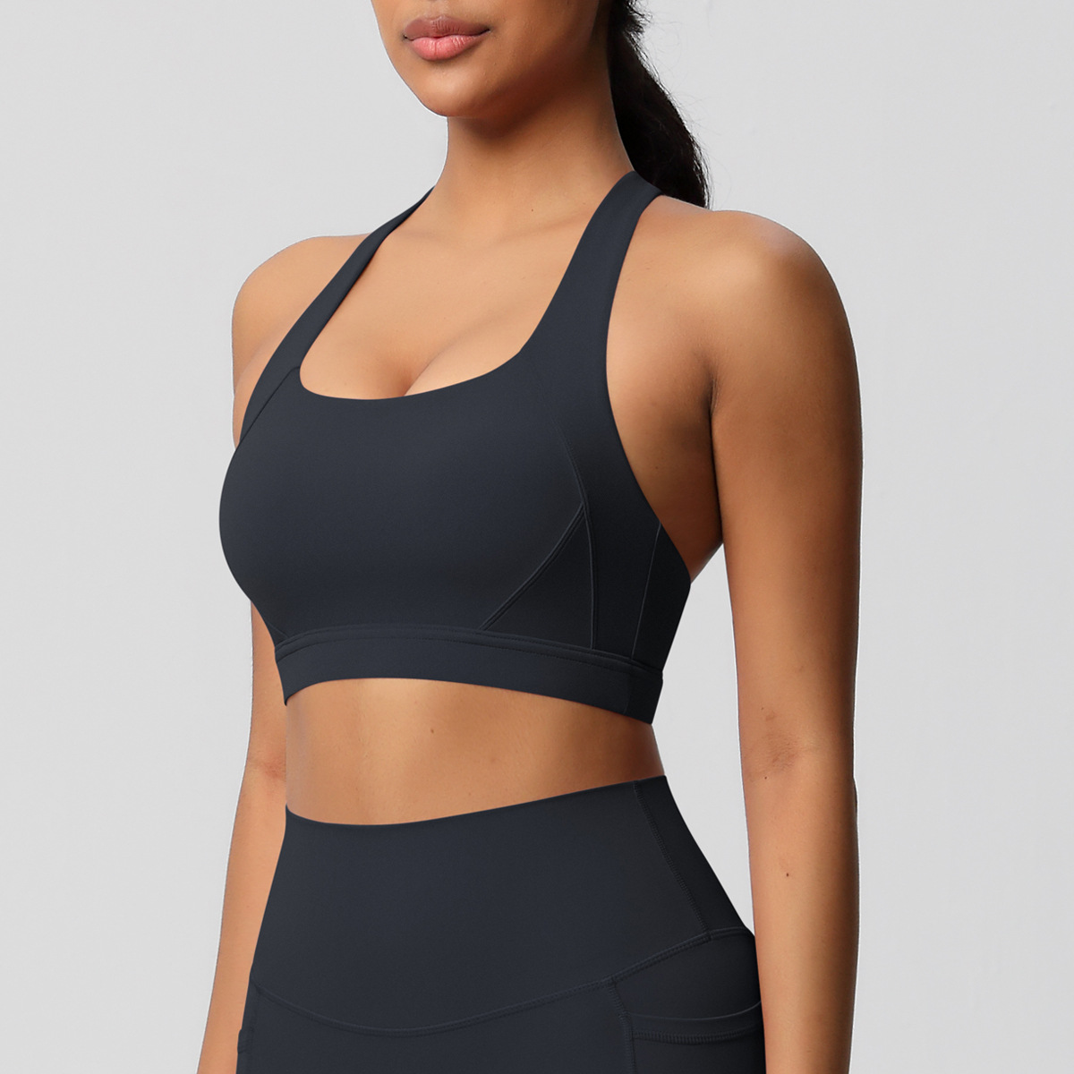 168g Weight Sleeveless Sleeve Length Nylon, Spandex Fabric Type Short Top Length Sports Vest Tops Type Fitness, Yoga, Running Occasion U Neck Neckline Solid Color Pattern Sport Style Style S, XL Size Sport Style Solid Color Nylon Spandex U Neck Active Tops Sports Vest 10