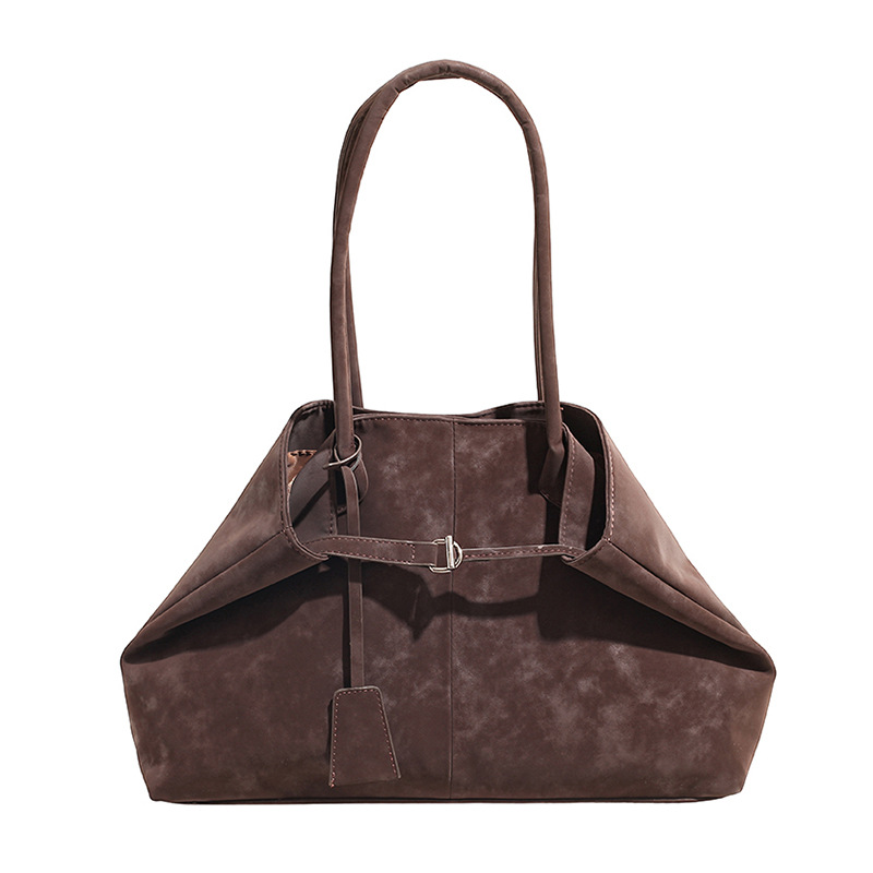 Bolsa de invierno de cuero de seda para mujeres 2025, nueva moda coreana retro bolsas de mano, bolsas de viaje de gran capacidad