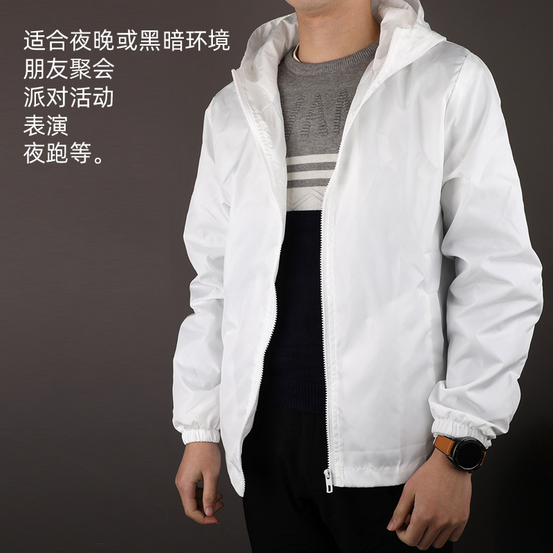 Ropa luminosa para fiestas en bares, chaquetas coloridas de moda INS, ropa con luces LED para conciertos que brilla en la noche. image 8