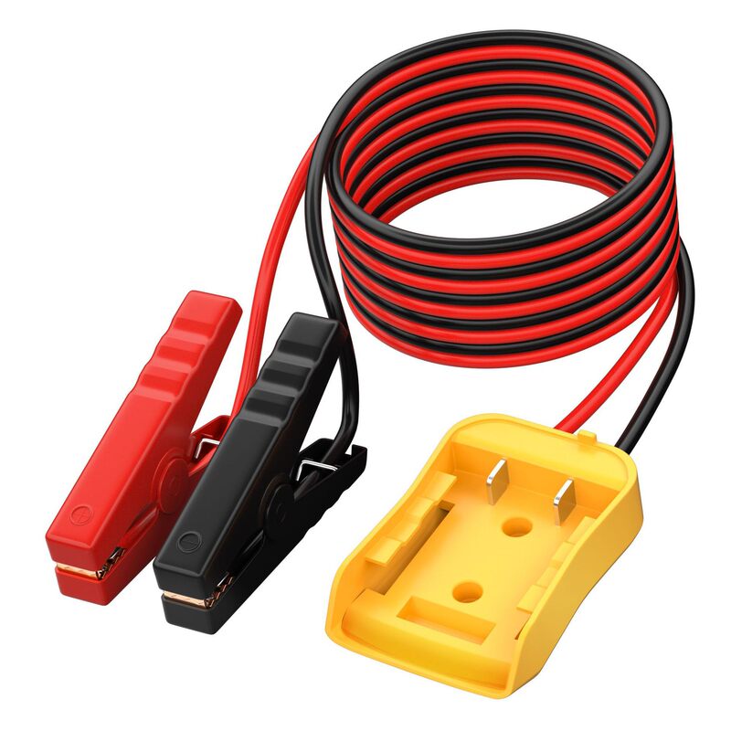 Compatible with Dewalt 12Awg 8Awg Car Battery Jumper Portable Cable Clamp Jumper Cable Clamp Compatible with Dewalt 12Awg 8Awg Car Battery Jumper Portable Cable Clamp Jumper Cable Clamp