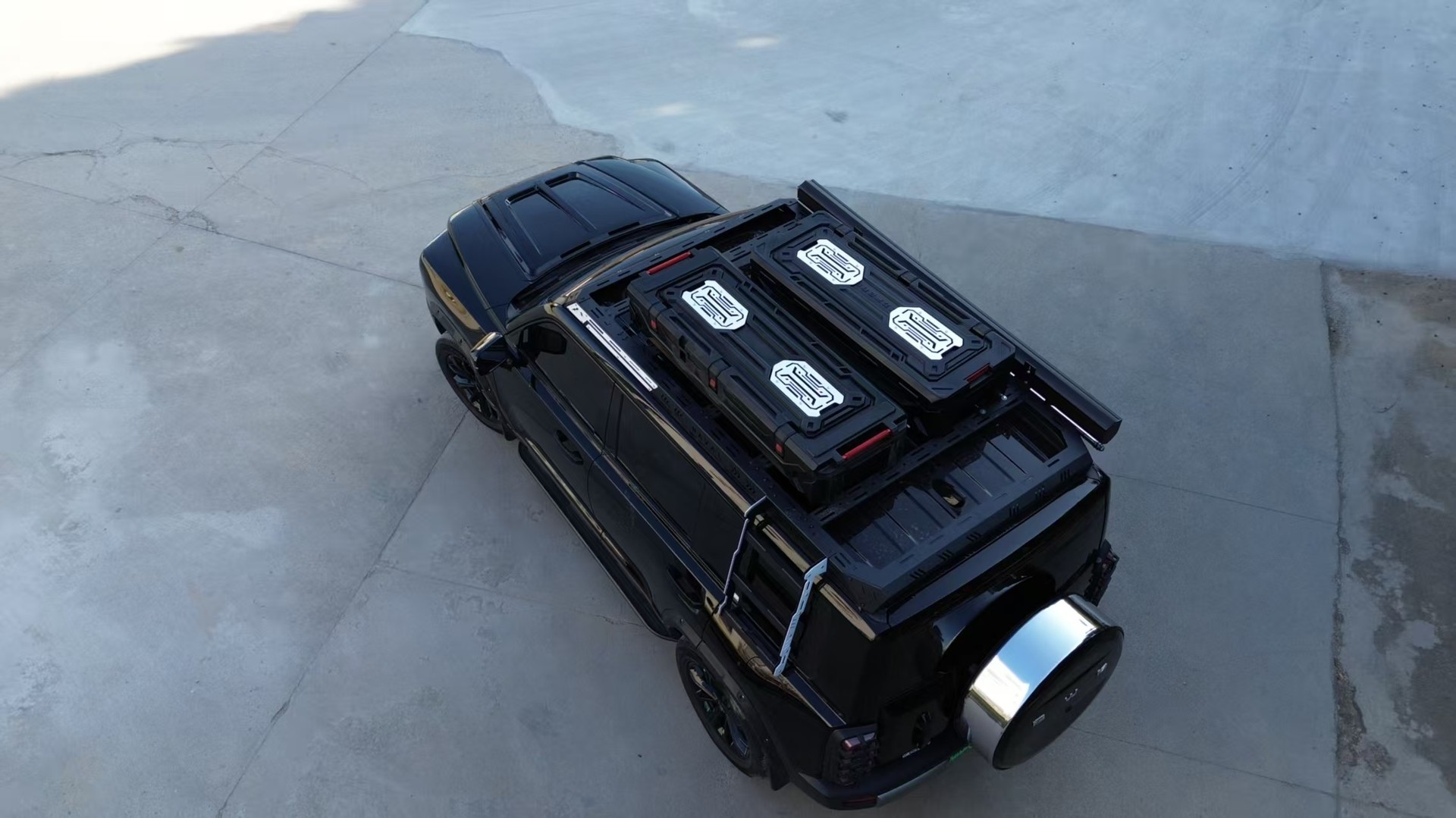 Speedy Car Roof Storage Box Explosion-Proof Box Three-Proof Box Storage 1.2m Large Capacity Suv Off-Road Vehicle Pickup Truck