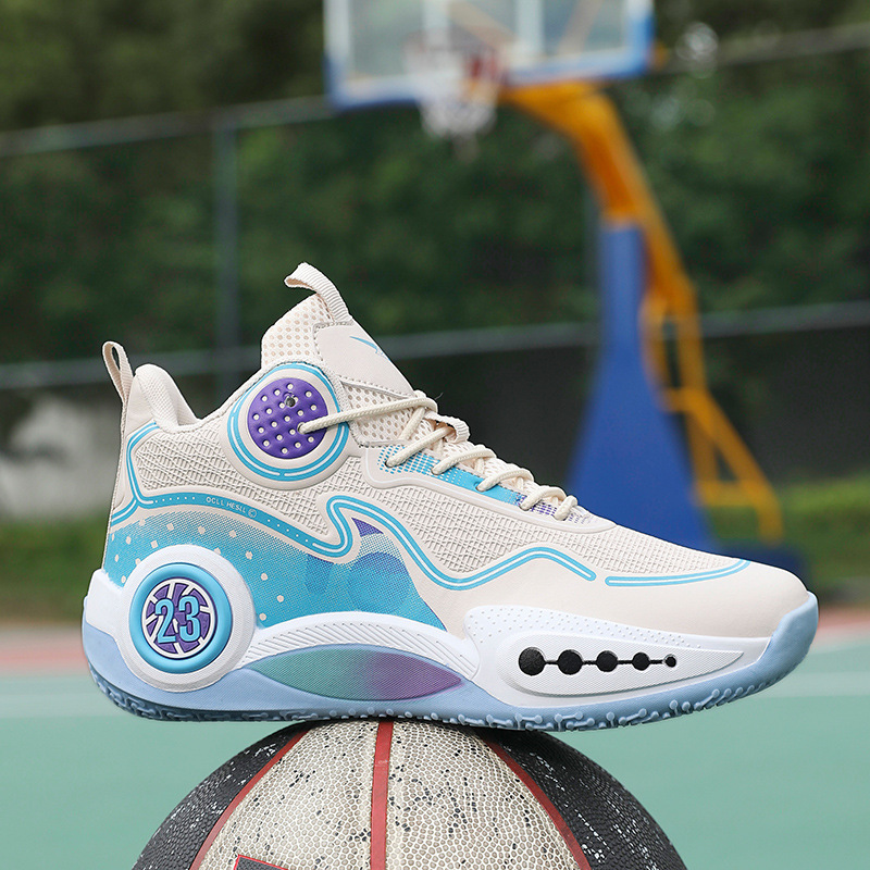 Cross-Border Kobe Bryant No. 23 Basketball Shoes Men's Autumn and Winter Non-Slip Wear-Resistant Shock-Absorbing Lightweight Student Leather Sports Shoes Trendy