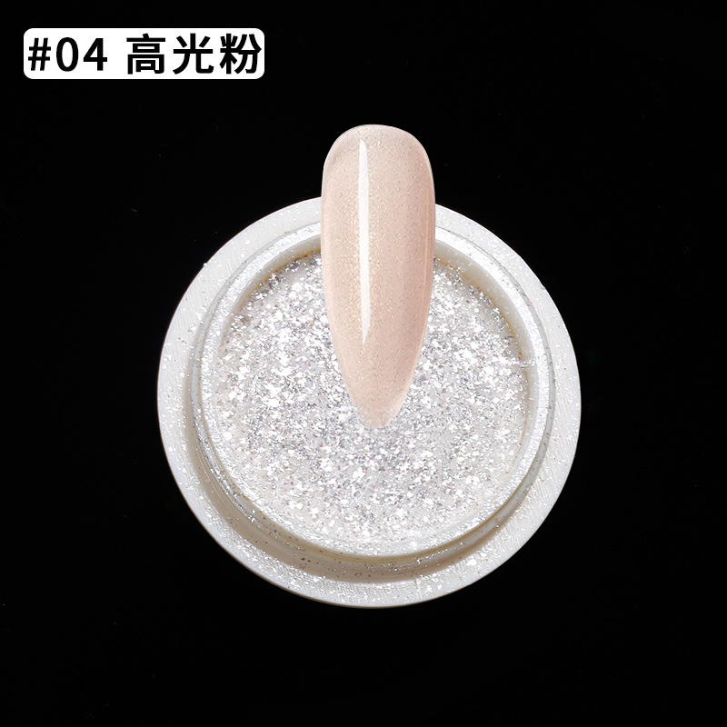 2022 nuevo en línea celebridad sueño diamante polvo uñas micro diamante flash reflectante disco Alta Luz cristal polvo de uñas polvo