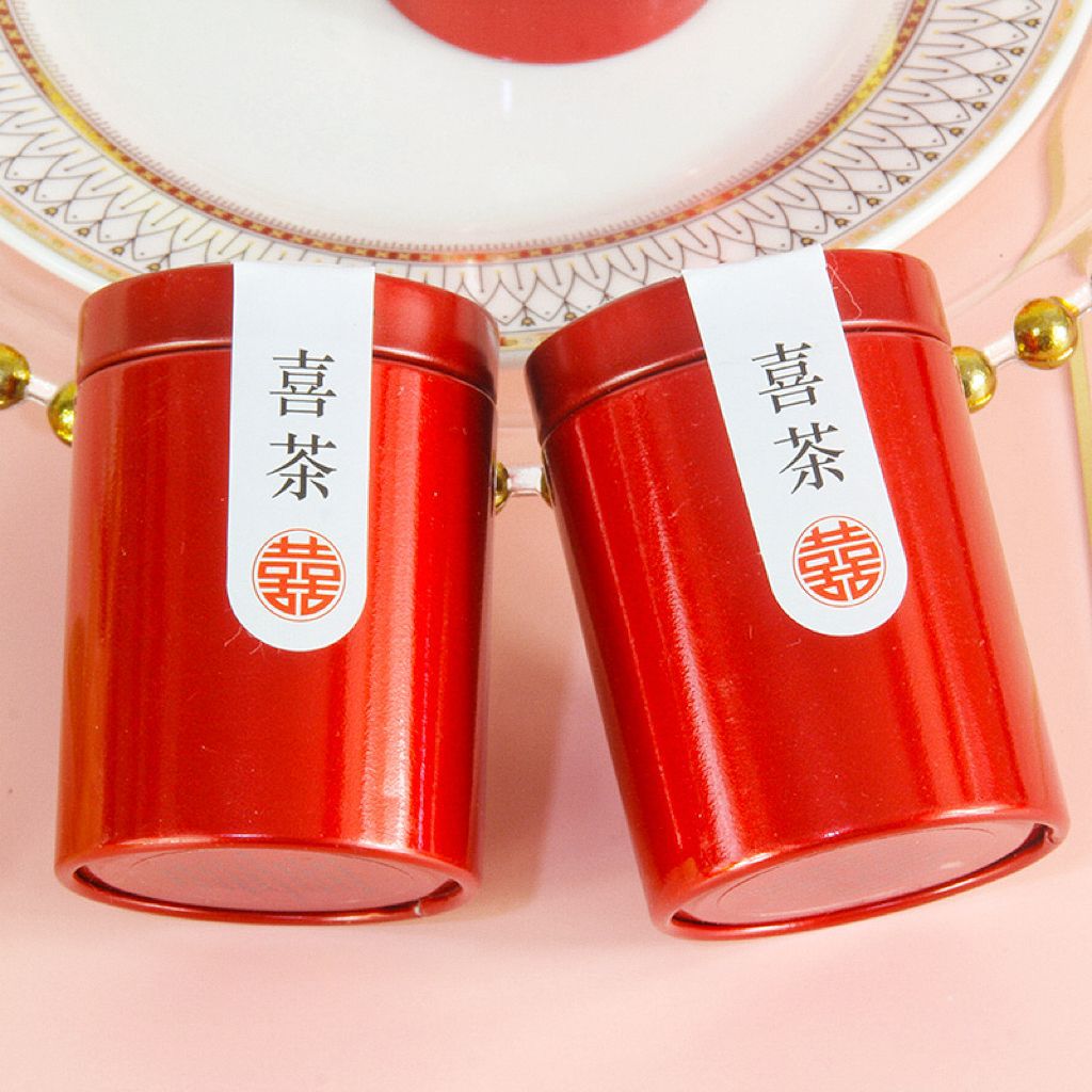 Da Hong Pao Mini Tea Gift Jar 5g Bagged Oolong Wedding Favor for Bridesmaids and Guests preparation