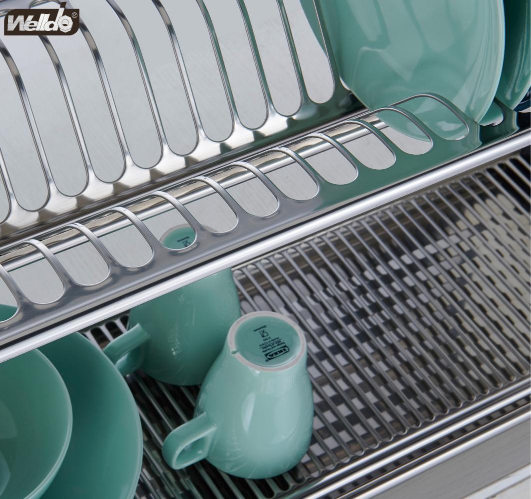 Welldo纬东 橱柜碗碟架橱柜不锈钢碗碟架碗碟沥水架