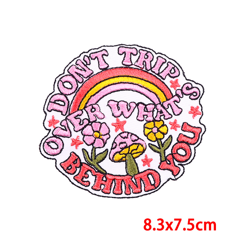 Embroidery thread Material 1 Piece Simple Style Classic Style Commute Letter Embroidery Thread Clothing Sticker Patches
