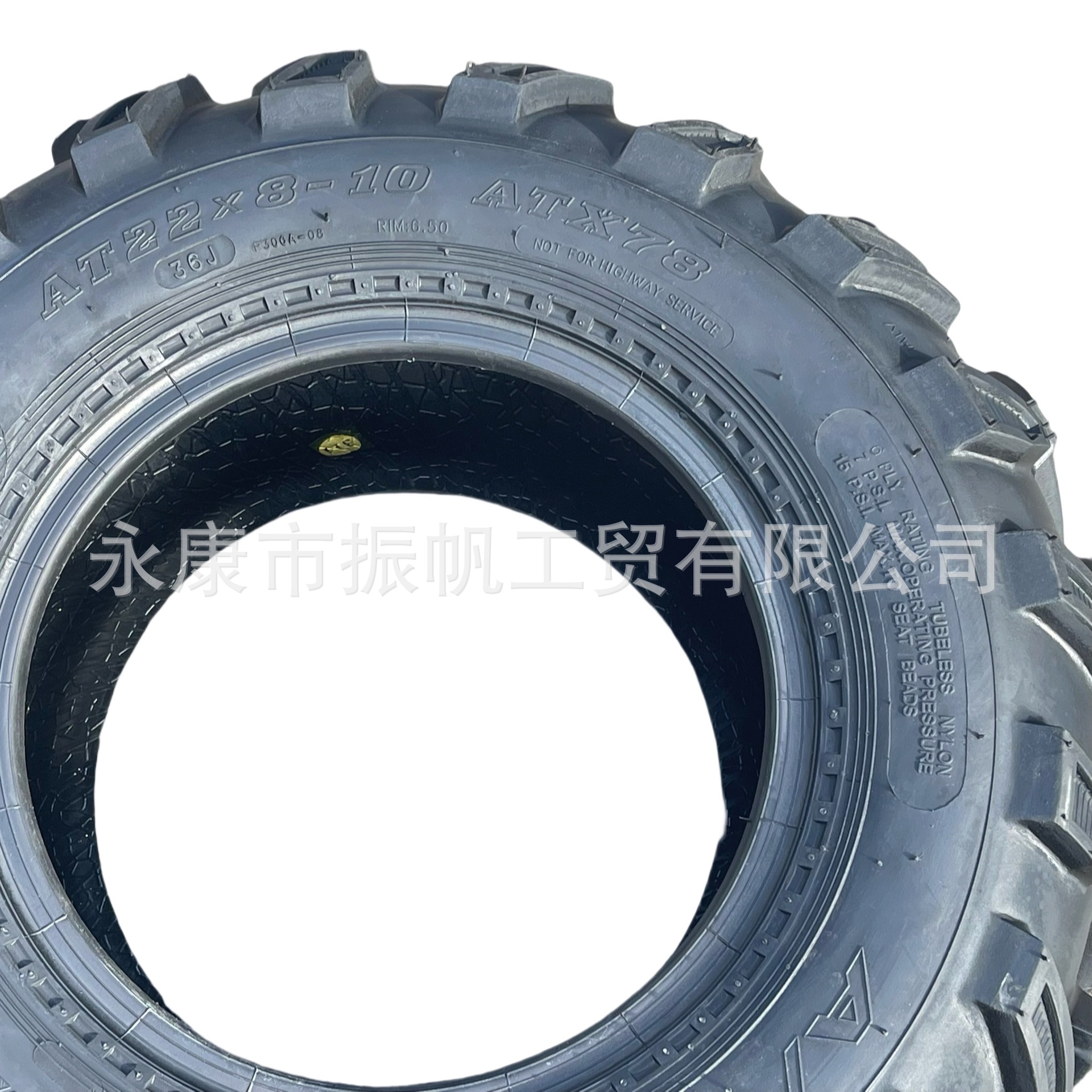 ATV cuatro ruedas de playa motocicleta accesorios de kart frente 22x8 - 10 pulgadas neumáticos vacíos W flores neumáticos todoterreno