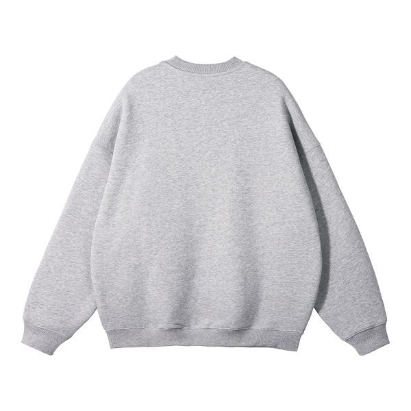 Vêtements pour hommes, nouvelle marque de mode automne et hiver, 350 grammes de dopamine plus velours épaissi, pull ample à col rond pour hommes, sweat à capuche_voghion.com