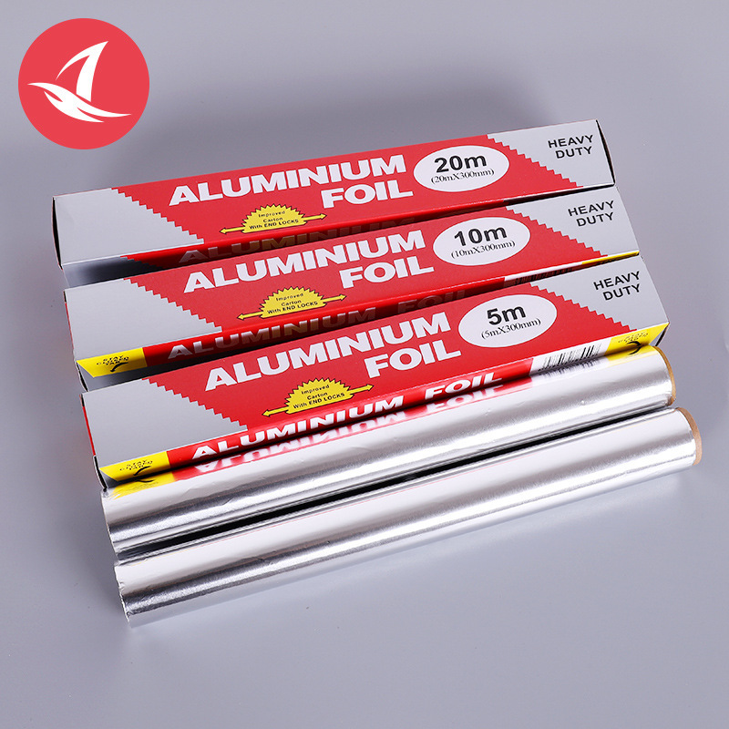 T wholesale whole roll of Japanese baking kitchen oil-proof barbecue tin foil high-temperature resistant barbecue wrapped aluminum foil baking paper
