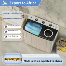 export to Africa半自动双桶洗衣机小型家用大容量出租屋宿舍用