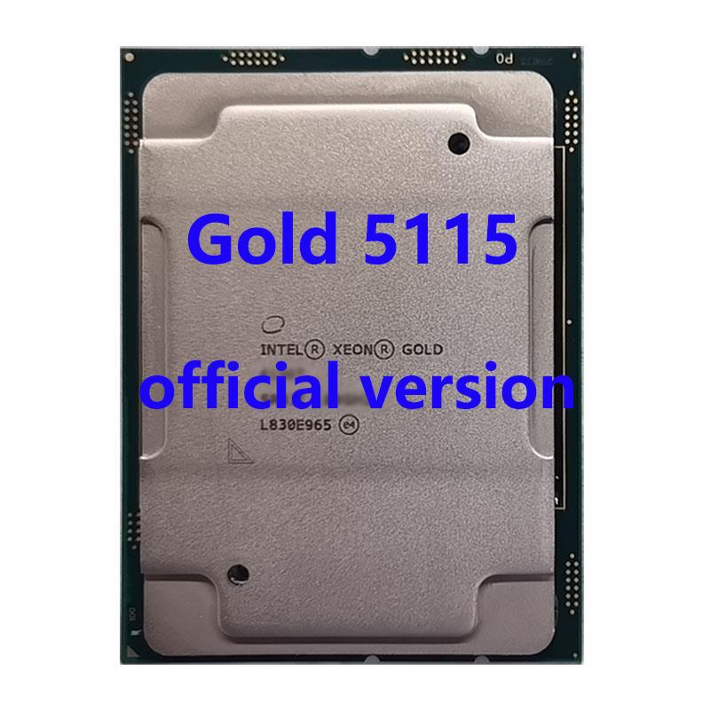 高价回收Gold 5115官方版本CPU Xeon处理器2.4Ghz 10核13.75M TPD