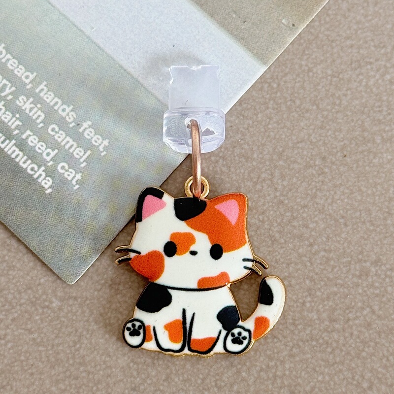 新しいかわいい猫の携帯電話防塵プラグペンダントジュエリー Apple Huawei Android 充電ポートに適しています|undefined