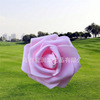 Simulation bubble PE rose head handmade rose fake flowers bride holding bouquet material light skewers accessories flower