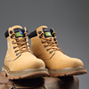 Martens, men's fashionable high boots, leather footwear, comfortable chelsea