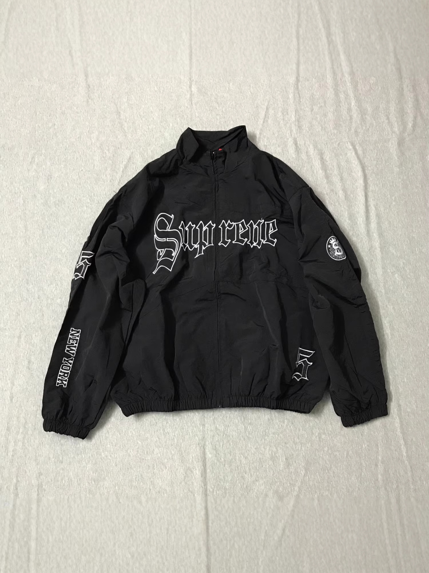 Sup Drill Functional Windbreaker Track Jacket Set Drawstring Sports Jacket Football Windbreaker