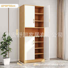 定制实木鞋柜玄关一体家用门口入户简约隔断靠墙大容量储物柜收纳