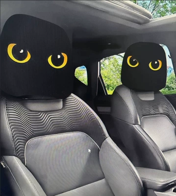 Universal seat cover – customers, car seat cover - yellow-eyes-double-sided-printing-1-piece
