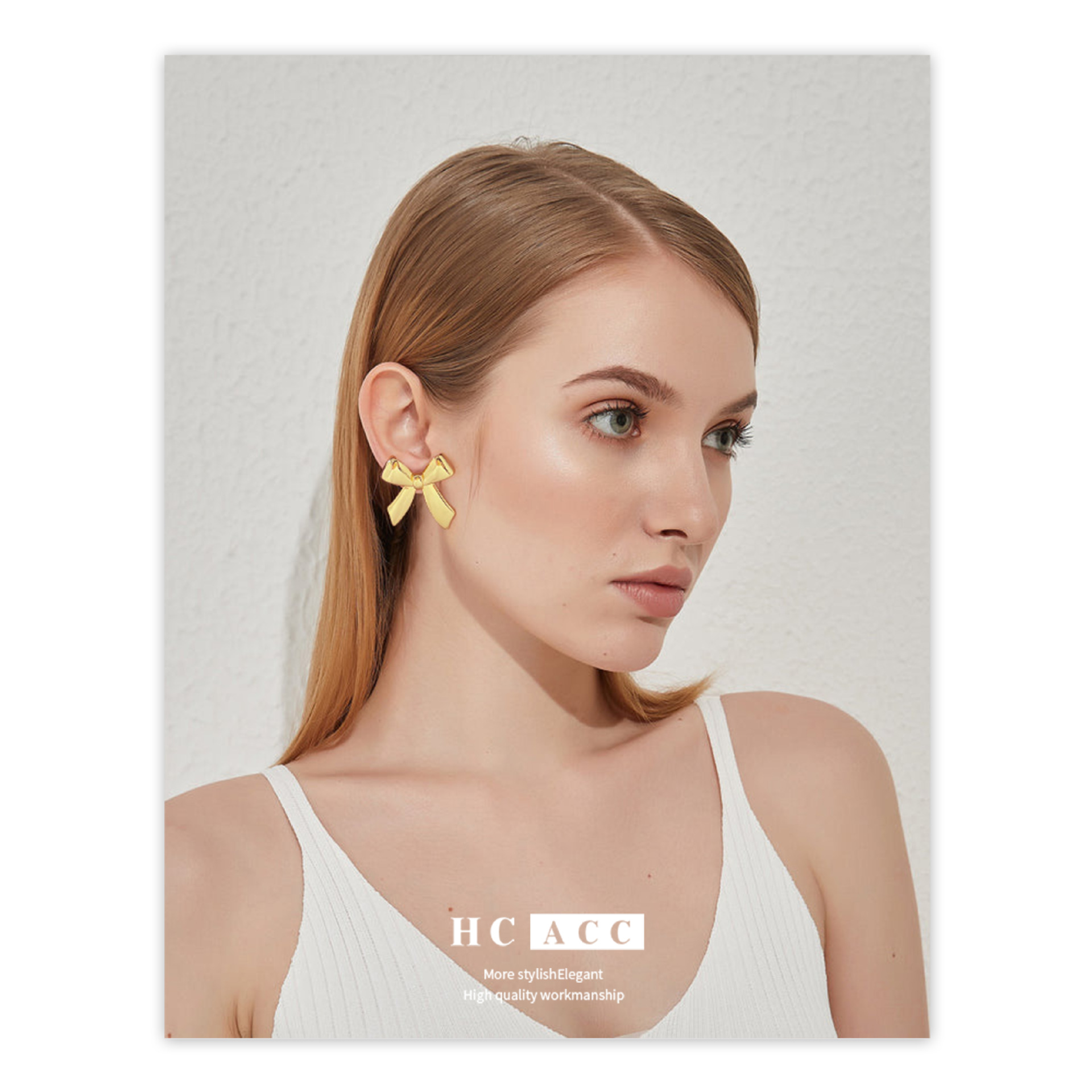 amazon-hot-selling-golden-bow-stud-earrings-copper-plated-18k-real-gold-design-earrings-small-exquisite-high-end