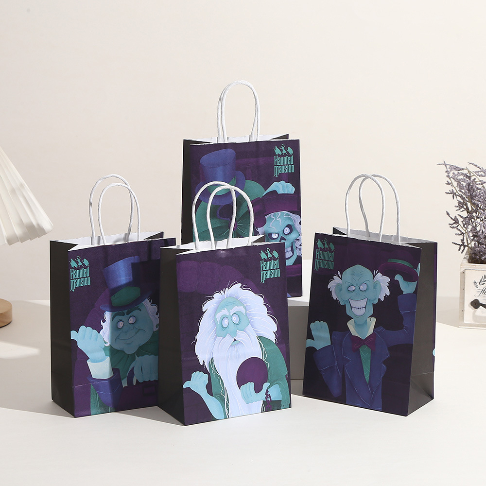 手提袋批发服装购物纸袋万圣节礼品包装袋礼品袋 甜点烘焙打包袋