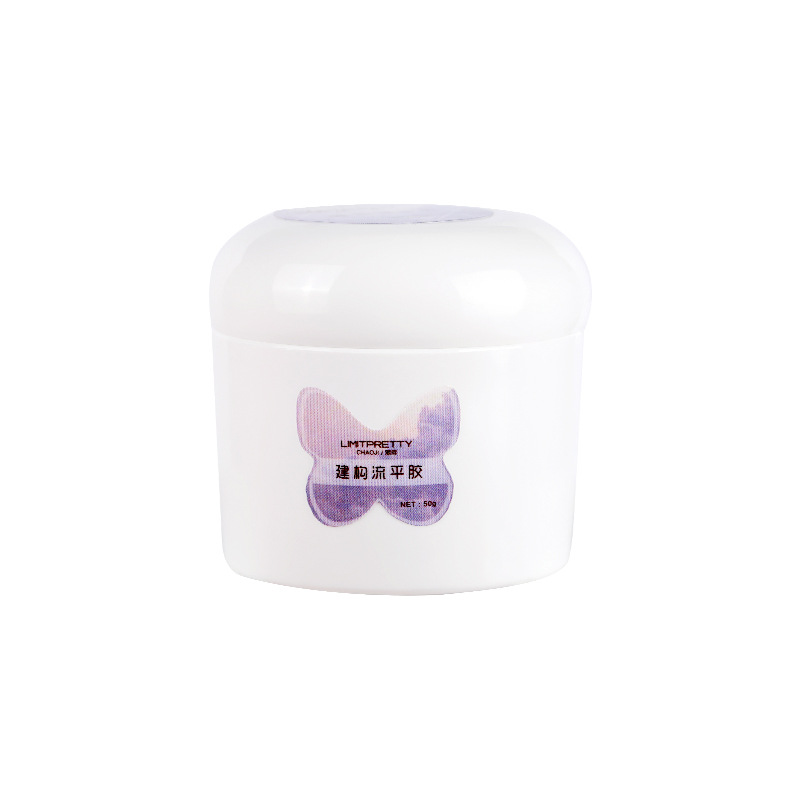 50ml de gran capacidad funcional adhesivo duro sin lavado capa de sellado fototerapia construcción extensión imprimación adhesivo rhinestone adhesivo para el desgaste de las uñas