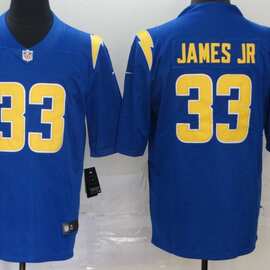 橄榄球Los Angeles Chargers Justin Herbert闪电队刺绣3代